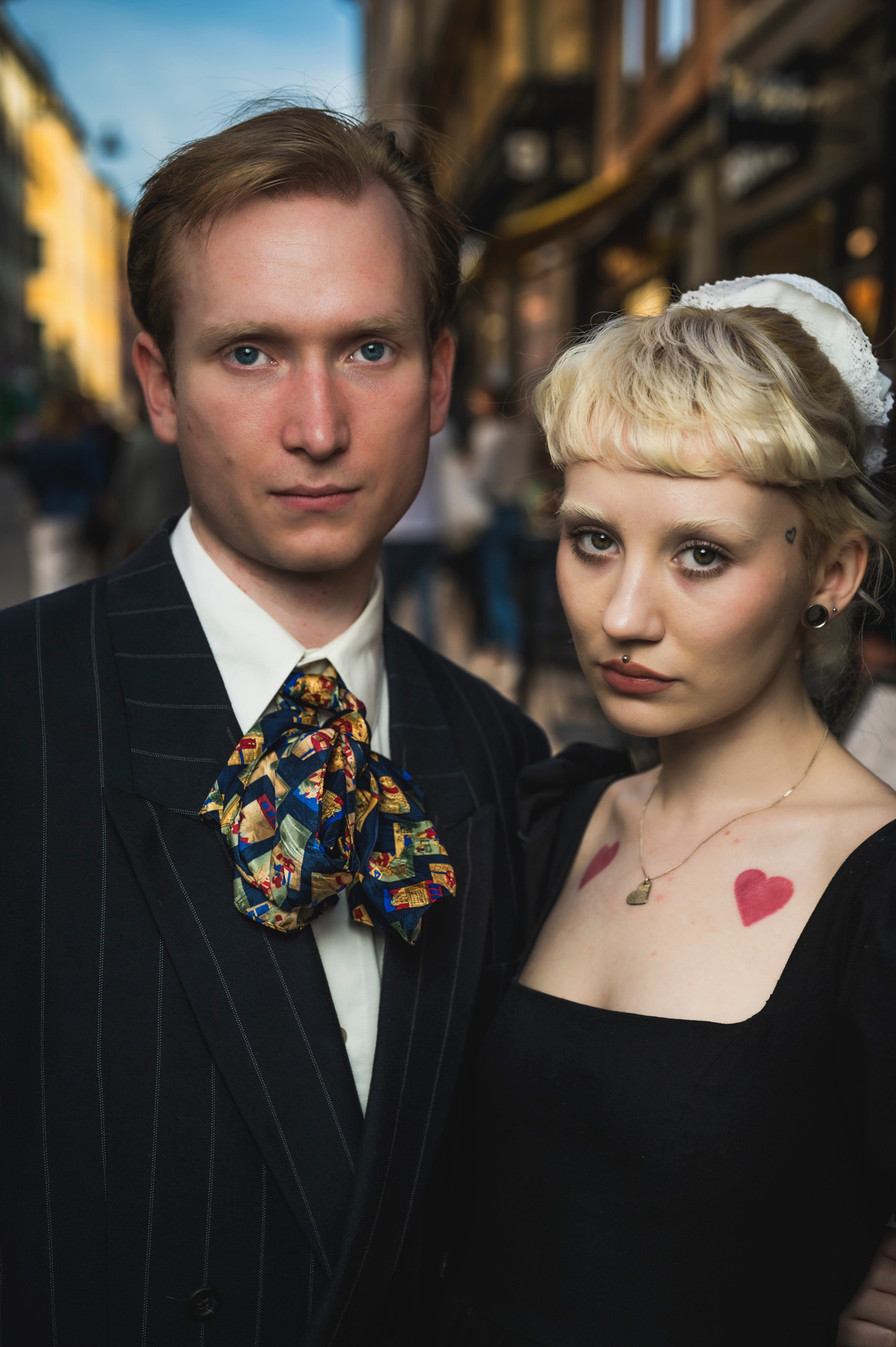 Aaron Swaffer and Juni Stålhandske, founders of Arkiv Uplandia, photographed in Stockholm